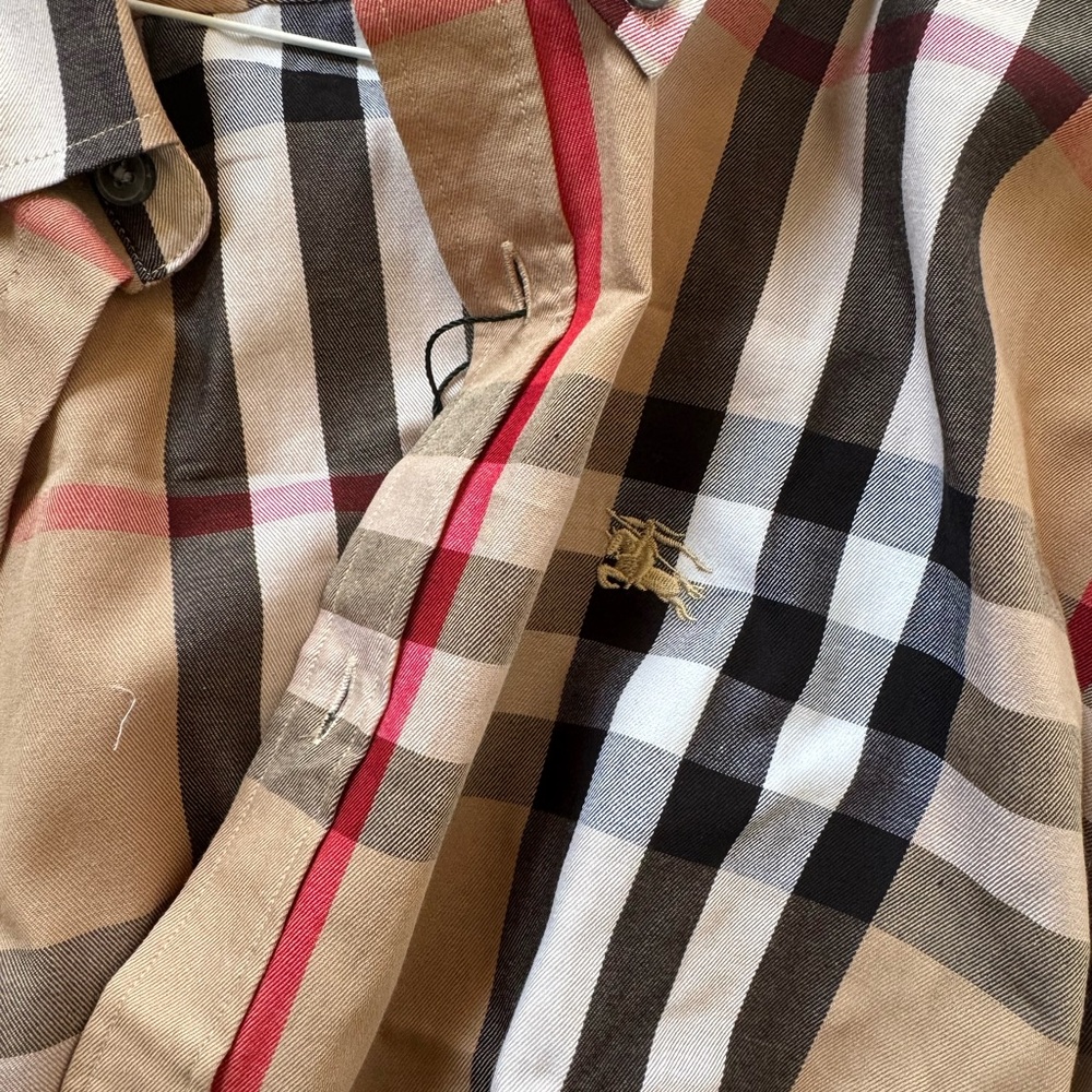 Burberry Classic Check Button-Up Shirt